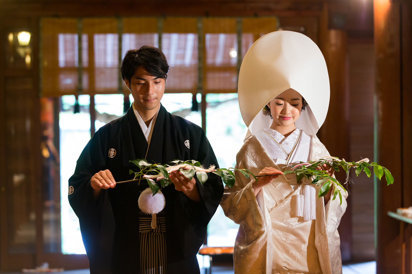 神前式 ウェディング 神前結婚式 神社で結婚式を 神前式 和婚なら 報徳二宮神社 報徳会館